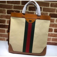 Gucci Large Vintage Canvas Tote Bag 575067