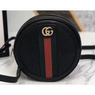 Gucci Web Ophidia Leather Mini Backpack Bag 598661 Black