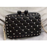 Valentino Rockstud Spike Camera Case Bag 0060 Black
