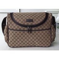 Gucci GG Supreme Diaper Bag 123326 Beige/Coffee