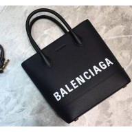 Balenciaga Ville Tote XXS Handle Bag Black/White