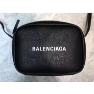 Balenciaga Calfskin Everyday Camera S Bag Black