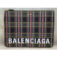 Balenciaga Ville Pouch Clutch Large Bag Grid