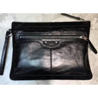 Balenciaga Classic City Pouch Clutch Bag Black