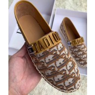 Dior Oblique J'adior Espadrilles Brown 2019