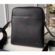 Louis Vuitton Alex Messenger BB Bag Taiga leather Black M30265