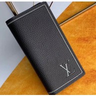 Louis Vuitton Taurillon leather Brazza Wallet M66540 Black