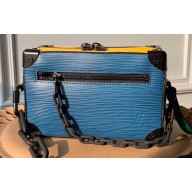 Louis Vuitton Epi leather Mini Soft Trunk Bag M68721 Blue/Green/Yellow 2020