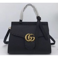 Gucci GG Marmont Mini Top Handle Bag 442622 Black