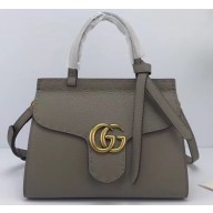 Gucci GG Marmont Mini Top Handle Bag 442622 Gray
