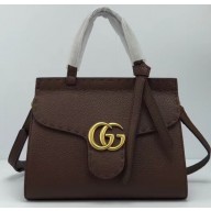 Gucci GG Marmont Mini Top Handle Bag 442622 Coffee