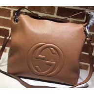 Gucci Soho Leather Large Hobo Bag 408825 Brown