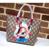 Gucci Children's GG Supreme Tote Bag 410812 Print 02
