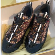 Burberry Monogram Print E-canvas Arthur Sneakers 2020