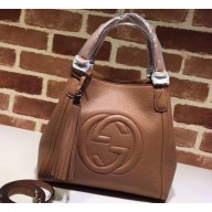 Gucci Soho Leather Shoulder Small Bag 336751 Brown