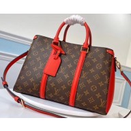 Louis Vuitton Monogram Canvas Soufflot MM Bag M44816 Red 2020