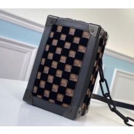 Louis Vuitton Mini Soft Trunk Bag M45044 Flocking Black 2020