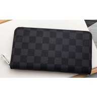Louis Vuitton Zippy Wallet Damier Graphite Canvas N41661