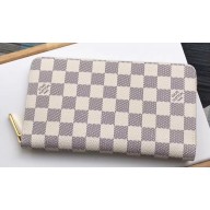 Louis Vuitton Zippy Organizer Wallet Damier Azur Canvas N60012