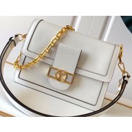 Louis Vuitton Lugano Dauphine MM Bag White Cruise 2020