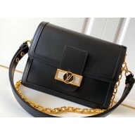 Louis Vuitton Lugano Dauphine MM Bag M55821 Black Cruise 2020