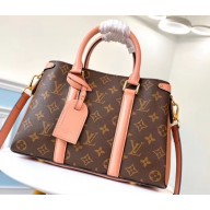 Louis Vuitton Monogram Canvas Soufflot BB Bag M44815 Nude Pink 2020