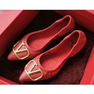 Valentino VLOGO Ballet Flats Red 2020