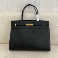 SAINT LAURENT Manhattan Shopping Bag in smooth leather black 2024(original quality)