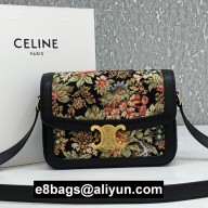 Celine floweres Embroidered medium Triomphe Bag 187366 2020
