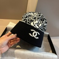 Chanel knit hat black-2024