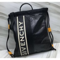 Givenchy Reverse Drawstring Backpack Bag Black/White 2018