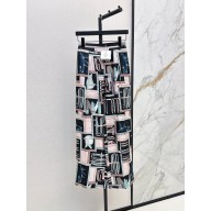 hermes printed silk pants 2024