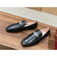 Roger Vivier Strass Chain Loafers in Leather black 2024