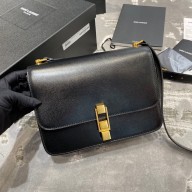 Saint Laurent Carre Satchel Bag In Smooth Leather 585060 Black