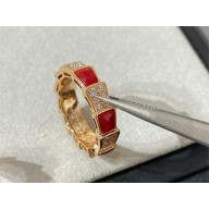 bvlgari serpenti ring red 2023
