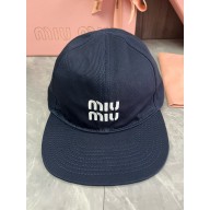 Miu Miu DENIM Baseball Cap NAVY 2024