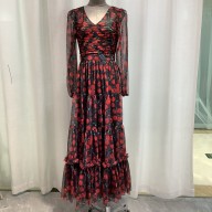 Dolce&Gabbana cherry printed dress 2024 spring