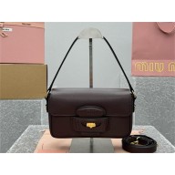 miu miu Penny leather bag 5BD270 Briarwood 2024