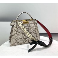 Fendi PEEKABOO ISEEU LARGE Natural python leather bag
