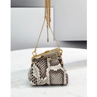 Fendi First Nano Python Leather Bag Charm 2021
