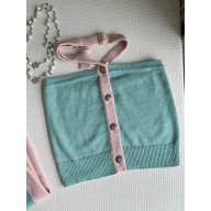 CHANEL Cashmere Light Pink & Light Green TOP 2024 SS