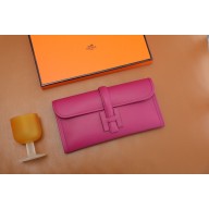 Hermes Jige Elan 29 Swift Clutch Bag rose pourpre handmade(original quality)