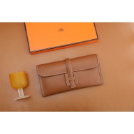Hermes Jige Elan 29 Swift Clutch Bag golden brown handmade(original quality)
