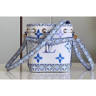 Louis Vuitton LV By The Pool Nano Noé Bag in Monogram Canvas M82386 Blue 2023