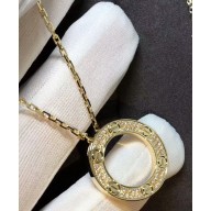 Cartier Real 18k love necklace diamond-paved Yellow Gold