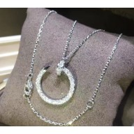 Cartier Real 18k juste un clou necklace diamond-paved White Gold
