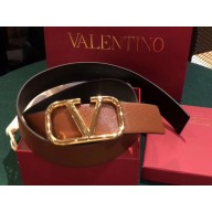 valentino 4cm vlogo belt camel/black
