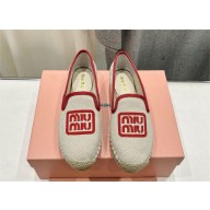 MIU MIU logo-embroidered espadrilles 03 2024