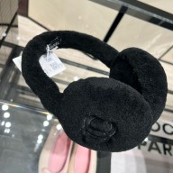 chanel Shearling Lambskin BLACK  Earmuffs AAA431 2024