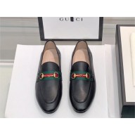Gucci  Horsebit loafer with Web ‎581513 black 2023